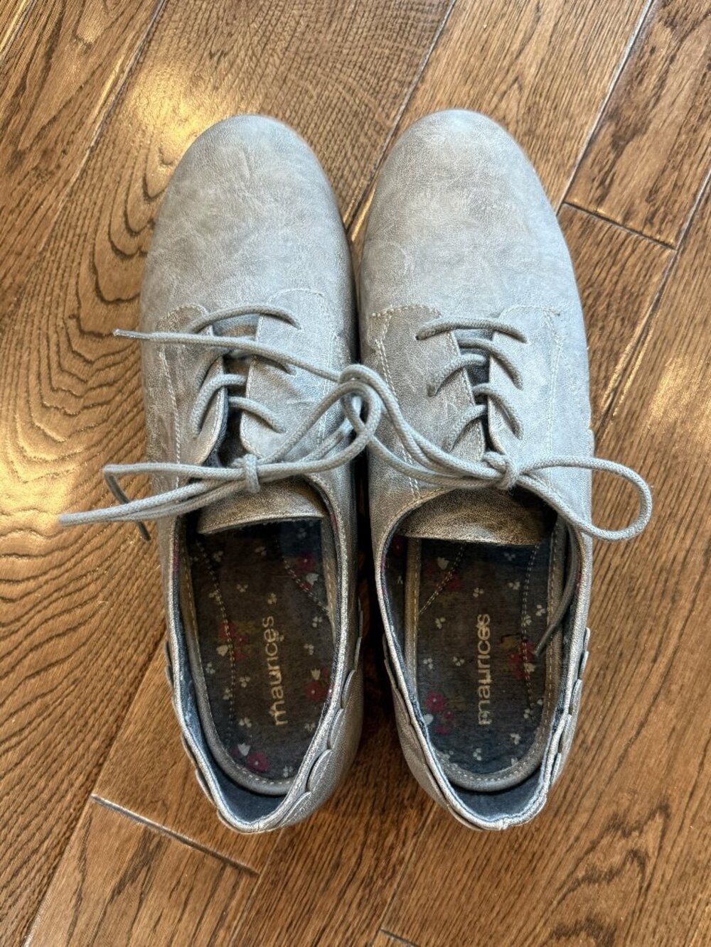 Maurices gray dress shoes (Women's 11)